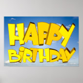Gelukkige verjaardag poster (Voorkant)