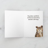 Gelukkige verjaardag Prachtige vriend Blijf Sassy Kaart (Binnen)