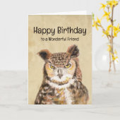 Gelukkige verjaardag Prachtige vriend Blijf Sassy Kaart (Gele Bloem)