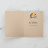 Gelukkige Verjaardag Prachtige Vriend Dank God voo Kaart (Binnen)