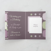 Gelukkige Verjaardag prachtige vriend pruim Kaart (Binnen)