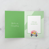 Gelukkige verjaardag prachtige vriendje vogels gro kaart (Binnen)