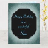 Gelukkige Verjaardag prachtige Zoon Groet Kaart (Gele Bloem)