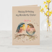 Gelukkige Verjaardag Prachtige Zuster Goddank voor Kaart (Gele Bloem)