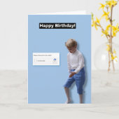 Gelukkige Verjaardag - Prince George Kaart (Gele Bloem)