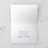 GELUKKIGE VERJAARDAG - PUEBLO HUIZEN - INDIAAS COL KAART (Binnen)