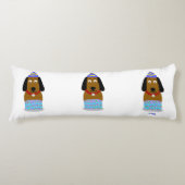 Gelukkige Verjaardag Pup Body Kussen (Voorkant)