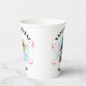 Gelukkige Verjaardag Puppy Verjaardag Papieren Cup Papieren Bekers (Links)