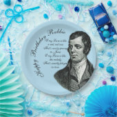Gelukkige Verjaardag Rabbie - Robert Burns Groot 9 Papieren Bordje (Feest)