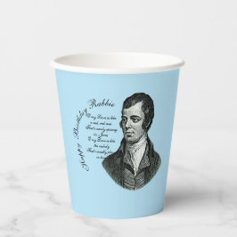 Gelukkige Verjaardag Rabbie - Robert Burns Large Papieren Bekers