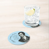 Gelukkige Verjaardag Rabbie - Robert Burns Ronde Kartonnen Onderzetter (Insitu)