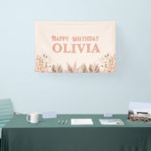 Gelukkige Verjaardag Rainbow Girl Spandoek (Beurs)