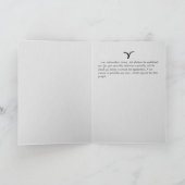 Gelukkige Verjaardag Ram Elegante Horoscoop Kaart (Binnen)