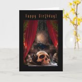 Gelukkige Verjaardag - Ravens Den - Blank Note Kaa Kaart (Gele Bloem)