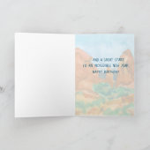 Gelukkige Verjaardag Red Rock Moab Mountains Kaart (Binnen)