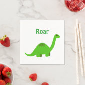 Gelukkige Verjaardag Roar Dinosaur Napkin Servetten (Insitu)