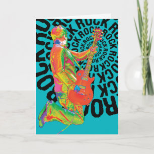 Gelukkige Verjaardag Rockin! Kaart