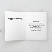 Gelukkige verjaardag, rode bloemen kaart (Binnen)