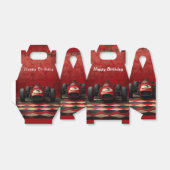 Gelukkige Verjaardag Rode Race Auto Bedankdoosjes (Uitgevouwen)