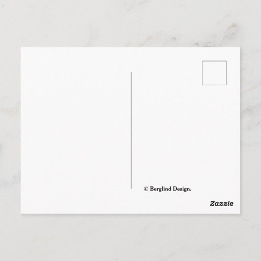 Gelukkige Verjaardag rode tulp minimalistische blo Briefkaart (Achterkant)