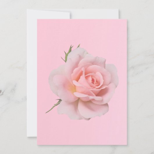 Gelukkige verjaardag romantische uitnodiging (Achterkant)