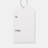 Gelukkige Verjaardag Rottweiler Honden Cadeaulabel (Achterkant)