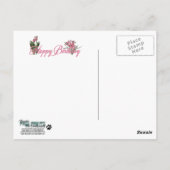 Gelukkige Verjaardag - Rottweiler - SambaParTi Briefkaart (Achterkant)