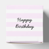 Gelukkige Verjaardag Roze Cherry Cupcake Box Bedankdoosjes (Bovenkant)