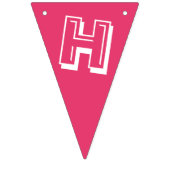 Gelukkige Verjaardag Roze Frosted Animal Cookies C Vlaggetjes (Tweede vlag)