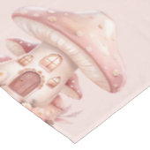 Gelukkige Verjaardag Roze Lint Meisjes Tweeling Ve Tafelkleed (Gekanteld)