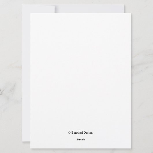 Gelukkige verjaardag  roze minimalistische bloem feestdagenkaart (Achterkant)