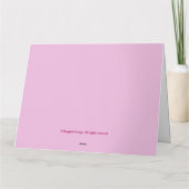 Gelukkige verjaardag  roze rozen elegant stijlvol kaart (Achterkant)