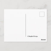 Gelukkige verjaardag roze tulp bloemenmooi briefkaart (Achterkant)