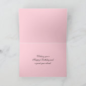 Gelukkige Verjaardag Rozen in de tuin Kaart (Binnen)