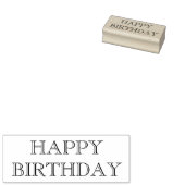 Gelukkige verjaardag rubberstempel, gelukkige verj rubberstempel (Gestempeld)