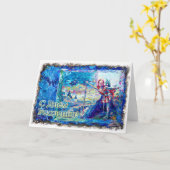 Gelukkige Verjaardag Russisch Kaart met een Balley (Gele Bloem)