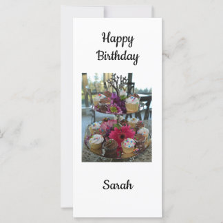 Gelukkige verjaardag Sarah Kaart