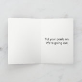 Gelukkige Verjaardag - Sarcastisch Kaart (Binnen)