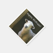 Gelukkige Verjaardag Schaap Servet (Hoek)