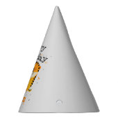 Gelukkige verjaardag schattige tijger aangepaste n feesthoedjes (Rechts)