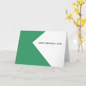 Gelukkige verjaardag, schok kaart (Gele Bloem)