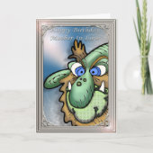 Gelukkige verjaardag schoonmoeder humoristisch kaart (Voorkant)