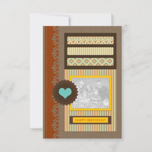 gelukkige verjaardag ( scrapbook ) (Voorkant)