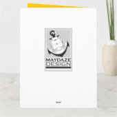 gelukkige verjaardag ( scrapbook ) kaart (Achterkant)