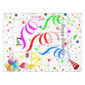 Gelukkige Verjaardag September 2022 Tafelkleed (Voorkant (Horizontaal))