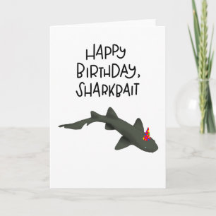 Gelukkige Verjaardag Sharkbait kaart