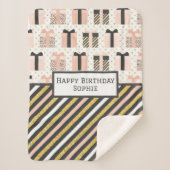 Gelukkige Verjaardag Sherpa Deken (Voorkant)