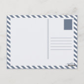 gelukkige verjaardag (silhouscreen) briefkaart (Achterkant)