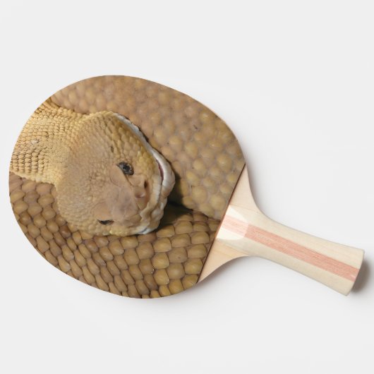 Gelukkige Verjaardag Slang Ping Pong Paddle Tafeltennisbatje (Zijkant)