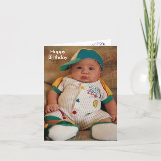 Gelukkige verjaardag, Slugger Kaart (Voorkant)